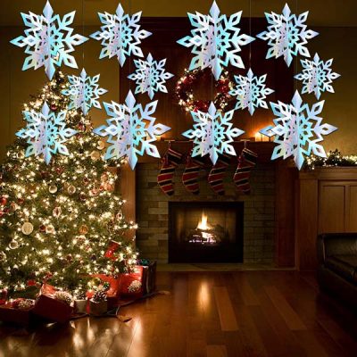 3D holografske snežinke (6 kosov) | HOLOFLAKE