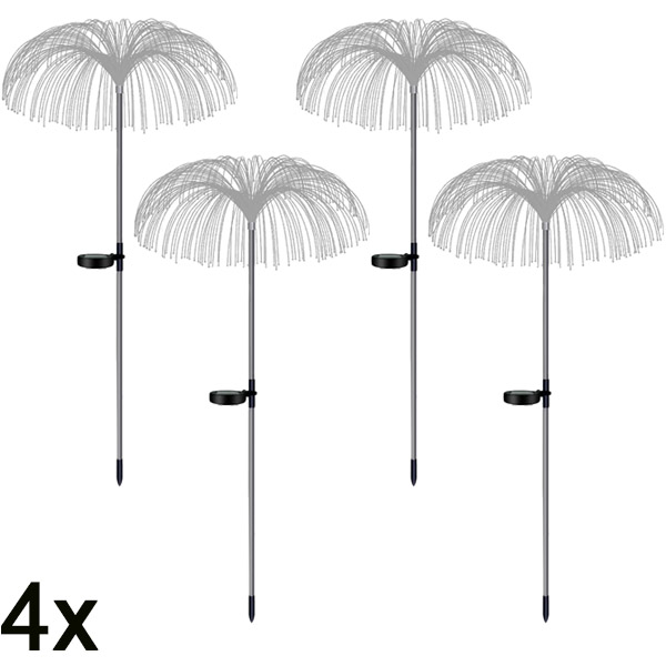 4x Solarne tropske vrtne luči | LUMIPALM