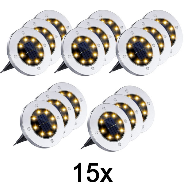 5x Solarne talne luči za zunanjo uporabo (3 kosi)  | LUMIGARD