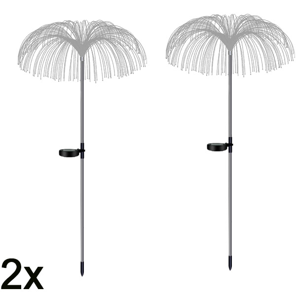 2x Solarne tropske vrtne luči | LUMIPALM