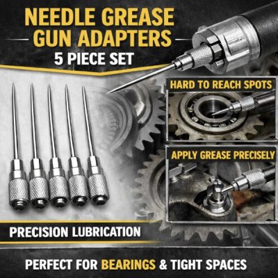 Igelni nastavek za mazalno pištolo (5 kosov) | GREASRA