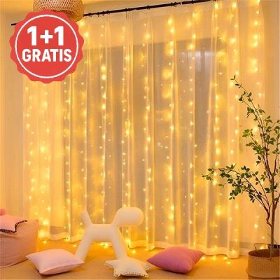 Božične LED zavese z lučkami - | CURLIGHT 1+1 BREZPLAČNO